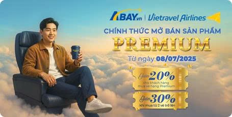 Vietravel Airlines chính thức mở bán hạng vé Premium: Đẳng cấp mới cho trải nghiệm bay hoàn hảo