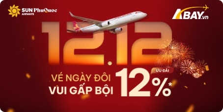 “Sale ngày đôi – Vui gấp bội”: Ưu đãi đặc biệt từ Sun PhuQuoc Airways!