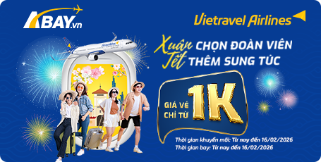 Vietravel Airlines mở bán ưu đãi vé ngược chiều Tết Bính Ngọ 2026 với giá siêu 