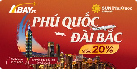 Sun PhuQuoc Airways thông báo mở bán vé bay thẳng Phú Quốc – Đài Loan