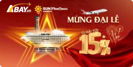 Mừng Đại lễ, Sun PhuQuoc Airways mở bán ưu đãi hấp dẫn: Giảm tới 15% giá vé
