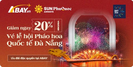 ABAY triển khai bán vé “Lễ Hội Pháo Hoa Quốc Tế Đà Nẵng 2026” với giá ưu đãi 20%