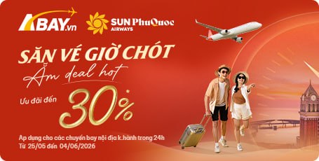 Săn vé giờ chót - Ẵm ngay deal hot từ Sun PhuQuoc Airways