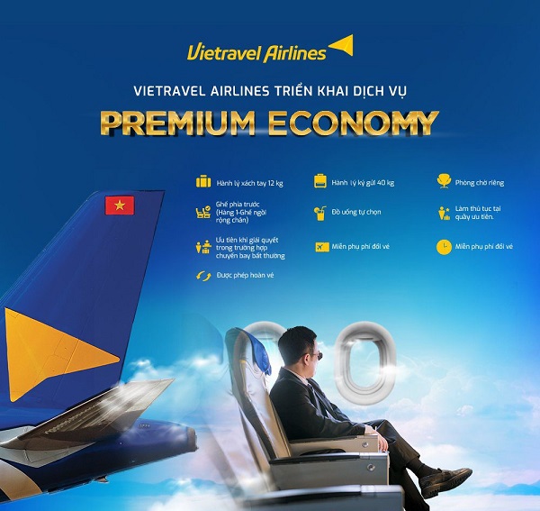 Cùng ABAY tham khảo quy trình book dịch vụ mới Premium Economy của Vietravel Airlines!