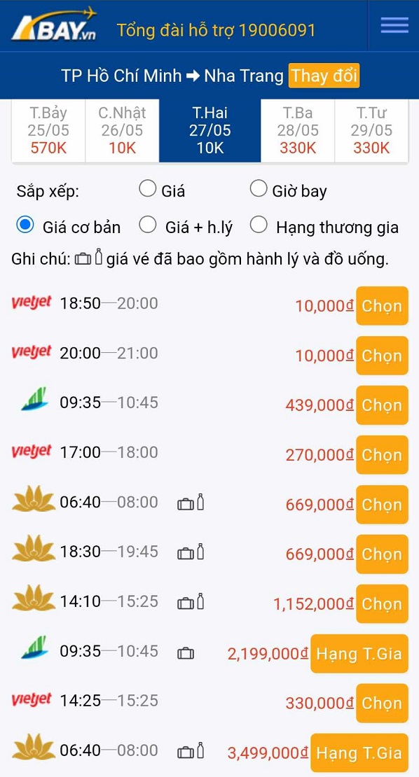 Vé máy bay 10k trên hành trình Tp Hồ Chí Minh – Nha Trang cuối tháng 05/2024 có đủ thuyết phục bạn?