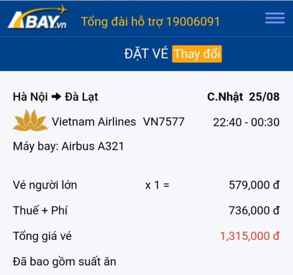 Đặt vé sớm, hưởng giá tốt khi bay Hà Nội – Đà Lạt vào tháng 08/2024