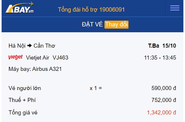 Book sớm vé bay Hà Nội – Cần Thơ tháng 10 chỉ từ 590k cùng VietJet Air!