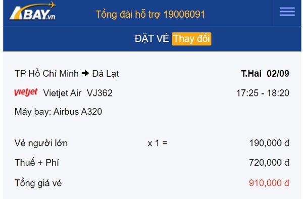 Book ngay loạt vé VietJet Air bay Tp Hồ Chí Minh – Đà Lạt dịp nghỉ lễ chỉ từ 190k!