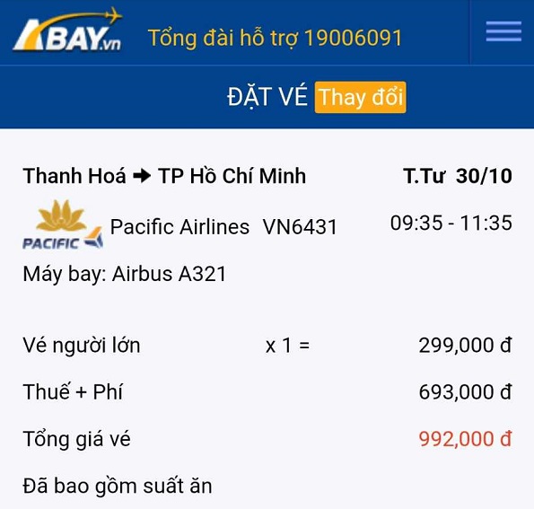 Đặt ngay mức giá vé CỰC ẤN TƯỢNG trên hành trình Thanh Hóa đi Tp Hồ Chí Minh vào tháng 10/2024