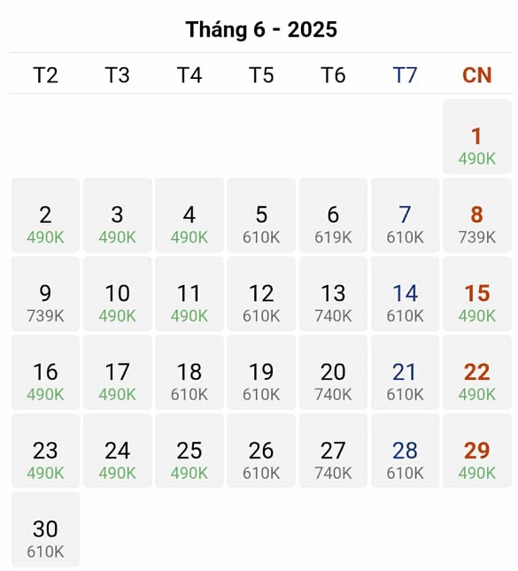 Cập nhật vé máy bay đi Huế giá tốt nhất tháng 06/2025