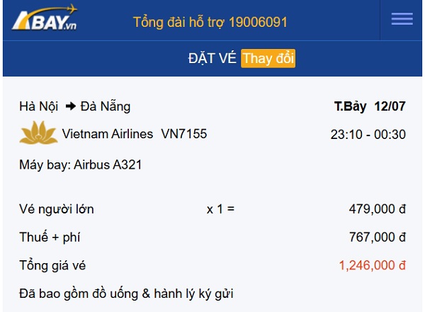 Bay Hà Nội – Đà Nẵng tháng 7 giá vé hạ nhiệt, chỉ từ 479k/ chiều