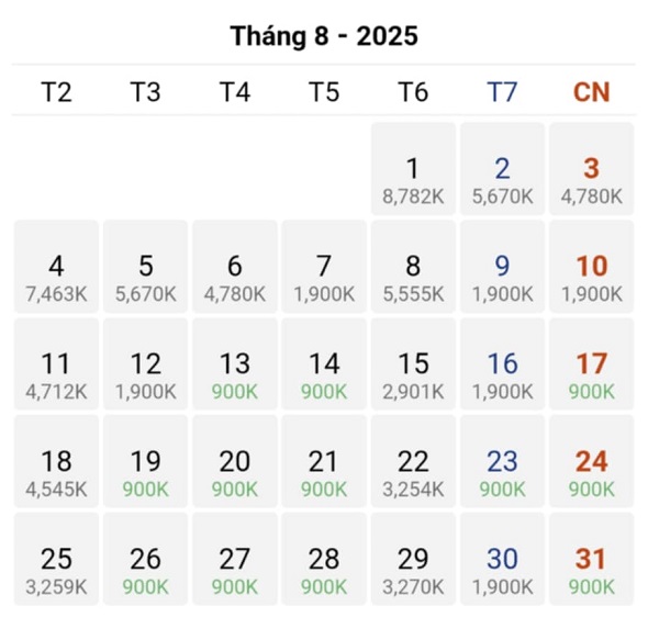 Vé máy bay Tp Hồ Chí Minh – Melbourne tháng 08/2025 có giá chỉ 900k