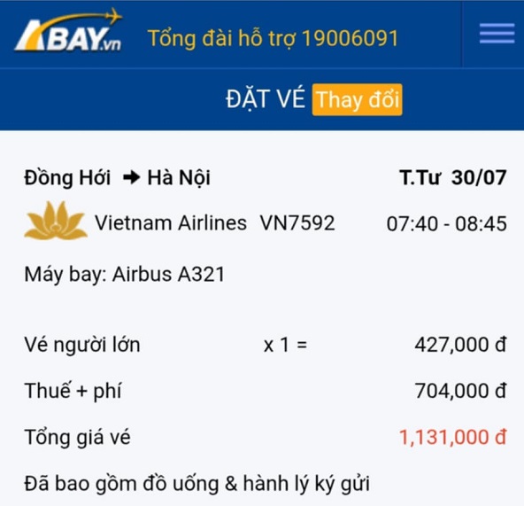 Vietnam Airlines bất ngờ tung vé rẻ cho chặng bay Hà Nội – Đồng Hới vào tháng 07/2025