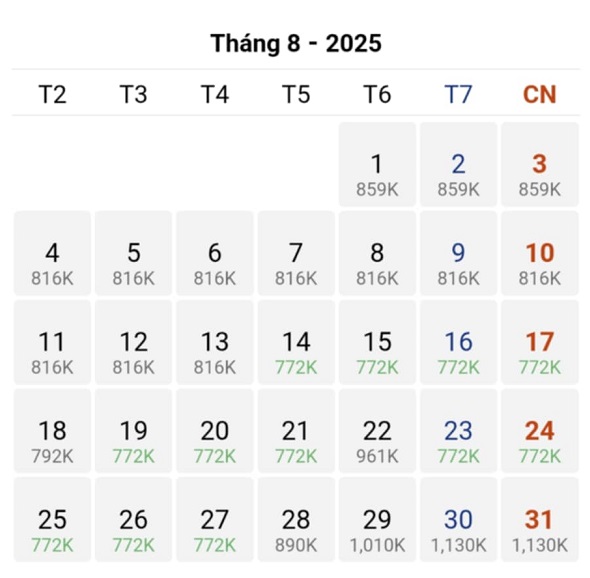 Đặt vé máy bay Tp Hồ Chí Minh – Hải Phòng giá rẻ nhất tháng 08/2025