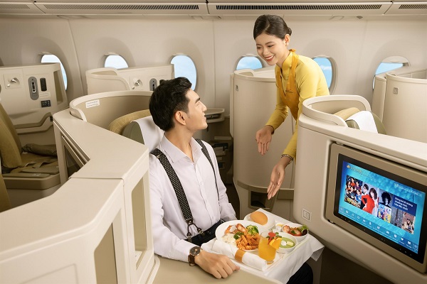 Tận hưởng ưu đãi nâng hạng từ Vietnam Airlines: 
