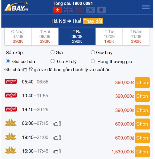 gia-ve-hanoi-hue-thang-9-2025-cac-hang