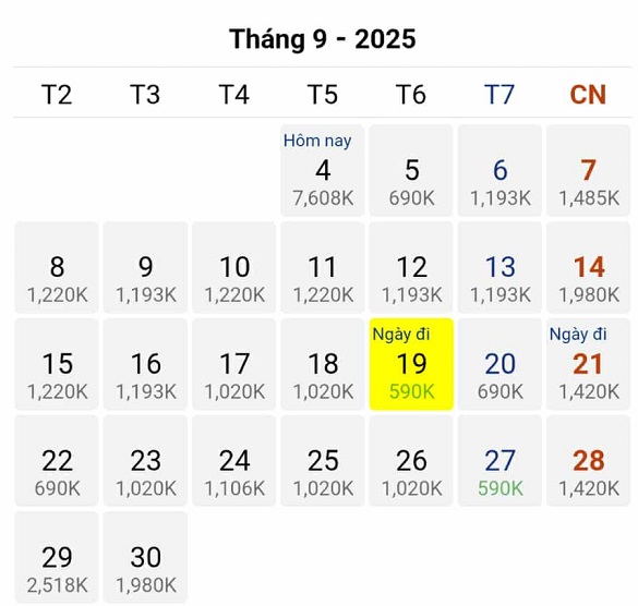 Đặt ngay mức giá vé cực tốt trên hành trình Hà Nội – Đài Bắc tháng 09/2025