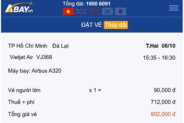 Hàng không nội địa tung loạt vé giá “hời” bay Tp Hồ Chí Minh – Đà Lạt tháng 10!
