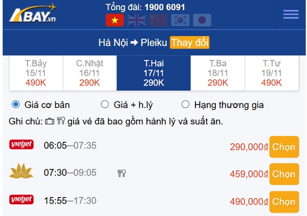 gia-ve-hanoi-pleiku-thang-11-2025-cac-hang