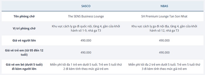 Cập nhật thông tin mới nhất về dịch vụ Phòng chờ Thương gia của Bamboo Airways!