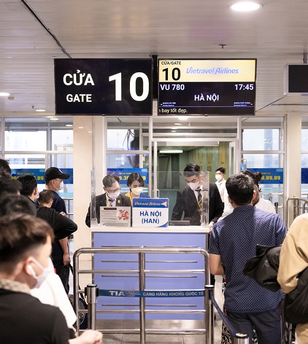 Vietravel Airlines tăng tần suất bay chặng Hà Nội – Tp Hồ Chí Minh