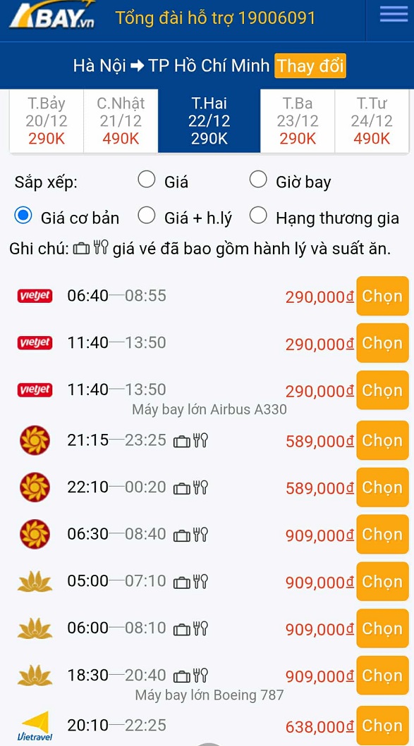 ve-ha-noi-sai-gon-thang-12-2