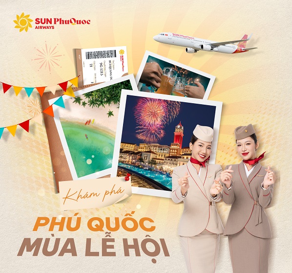 Khám phá Phú Quốc mùa lễ hội cùng loạt vé giá tốt của Sun PhuQuoc Airways