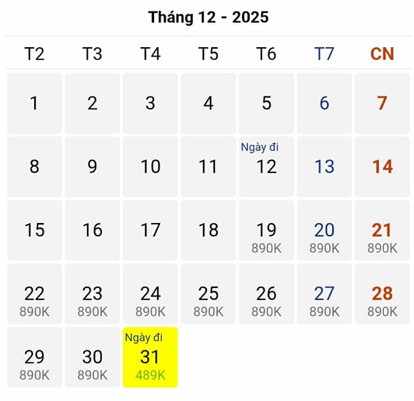 Cập nhật vé máy bay Tp Hồ Chí Minh – Vinh giá tốt nhất tháng 12/2025