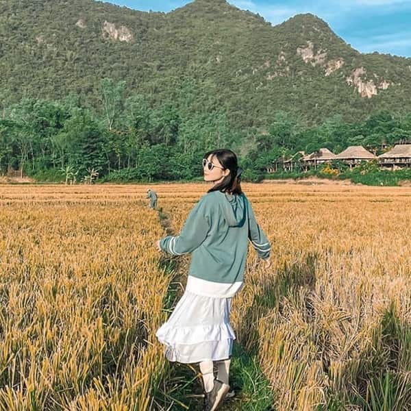 Đắm mình trong cảnh sắc yên bình của Pù Luông (Thanh Hóa) những ngày đông