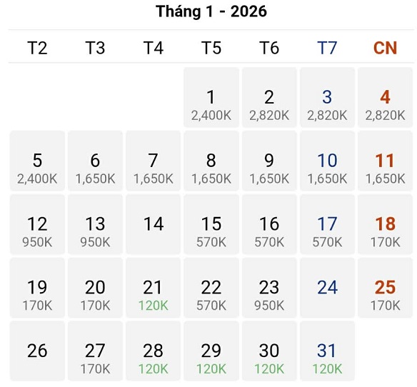 Đặt vé máy bay Tp Hồ Chí Minh - Kuala Lumpur tháng 01/2026 chỉ 120k tại ABAY