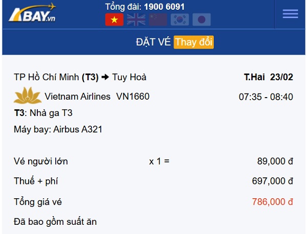 Bay Tp Hồ Chí Minh – Tuy Hòa sau Tết để có giá vé rẻ từ Vietnam Airlines!