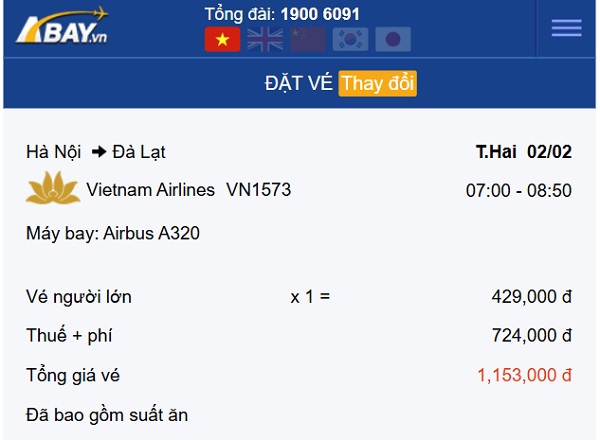 Bay Hà Nội – Đà Lạt trước Tết cùng Vietnam Airlines: Giá vé hấp dẫn chỉ từ 429k/ chiều