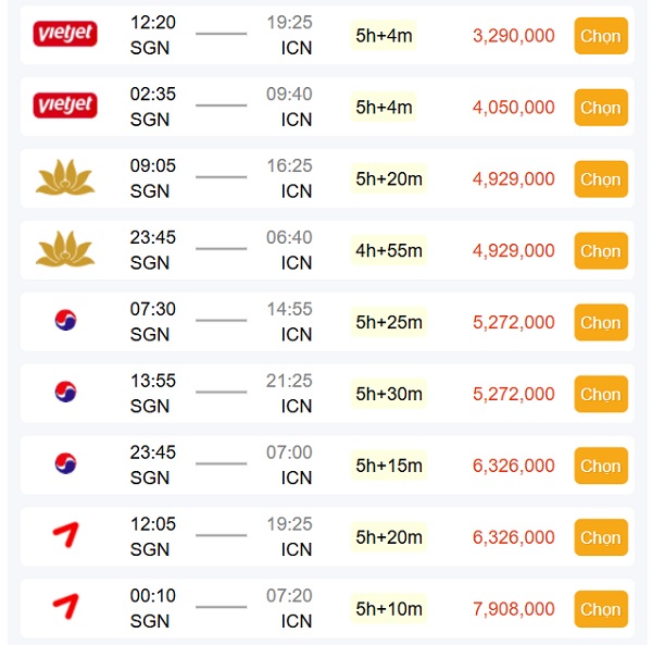 Vé giá tốt bay Tp Hồ Chí Minh – Seoul (Hàn Quốc) tháng 5 chỉ từ 396k: Book ngay kẻo hết!