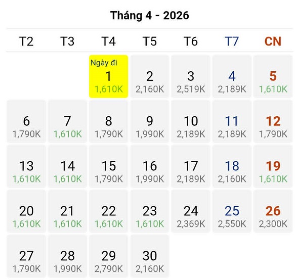 Lựa chọn vé máy bay giá tốt nhất chặng Hà Nội – Nha Trang tháng 04/2026 