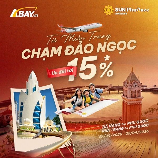 Sun PhuQuoc Airways mở bán ưu đãi hấp dẫn bay Đà Nẵng/ Nha Trang – Phú Quốc