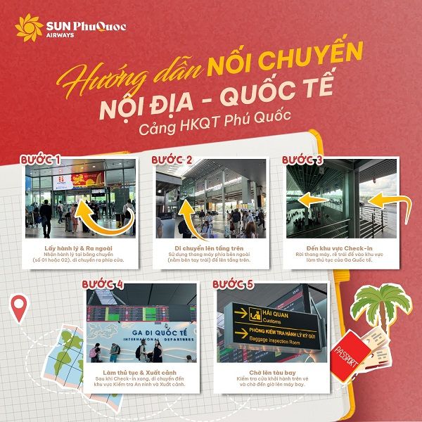 Quy trình nối chuyến Nội địa – Quốc tế tại cảng hàng không quốc tế Phú Quốc: Bạn đã biết?