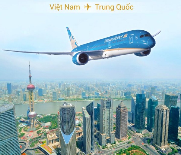 Cập nhật ưu đãi hấp dẫn của Vietnam Airlines trên hành trình Việt Nam – Trung Quốc