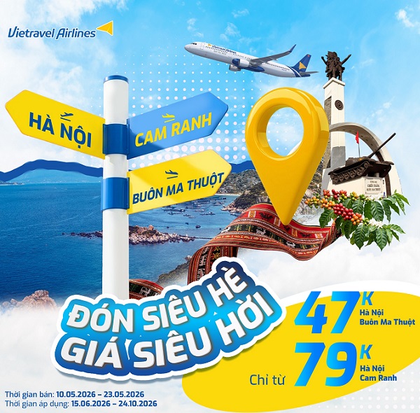 VietravelAirlines-mo-hai-duong-bay-moi-ha-noi-nha-trang-buon-me-thuot-va-tung-uu-dai