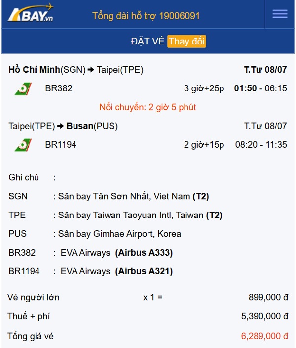 Book vé bay Tp Hồ Chí Minh – Busan, “đổi gió” cho chuyến vi vu tháng 7!
