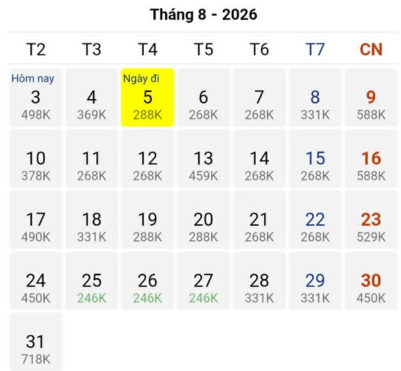 Cuối tháng 08 săn vé Đà Nẵng – Hà Nội chỉ 246k – Cơ hội không đến nhiều lần!