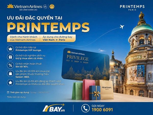 Bay Paris, trải nghiệm mua sắm 
