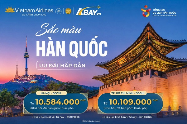 Vi vu Seoul thêm dễ dàng với ưu đãi hấp dẫn từ Vietnam Airlines