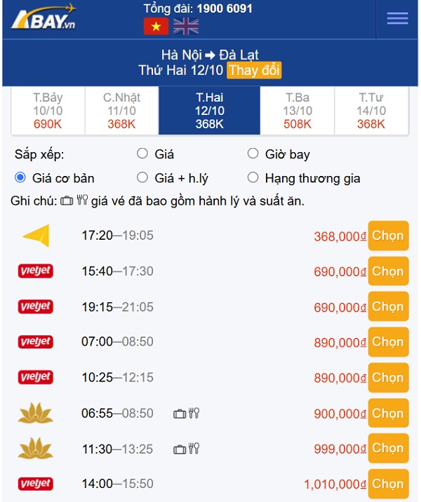 gia-ve-hanoi-dalat-thang-10-2026-cac-hang
