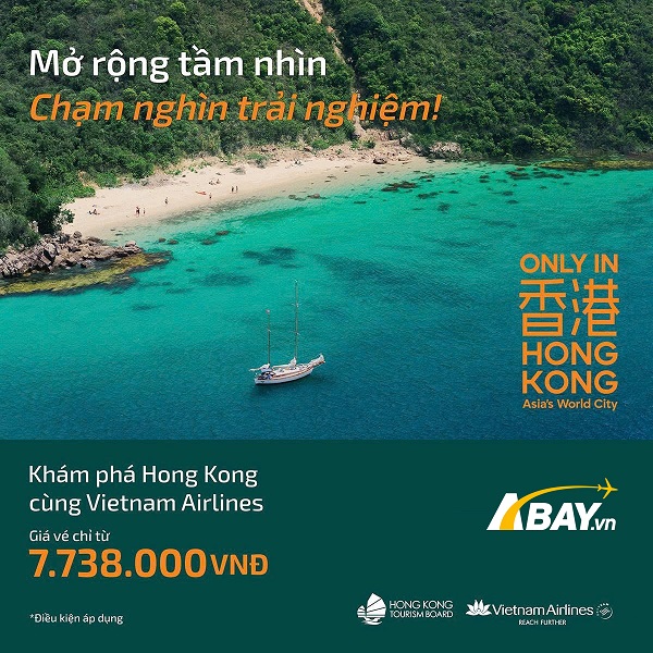 Hong Kong trong tầm tay – săn ưu đãi đến 20% cùng Vietnam Airlines