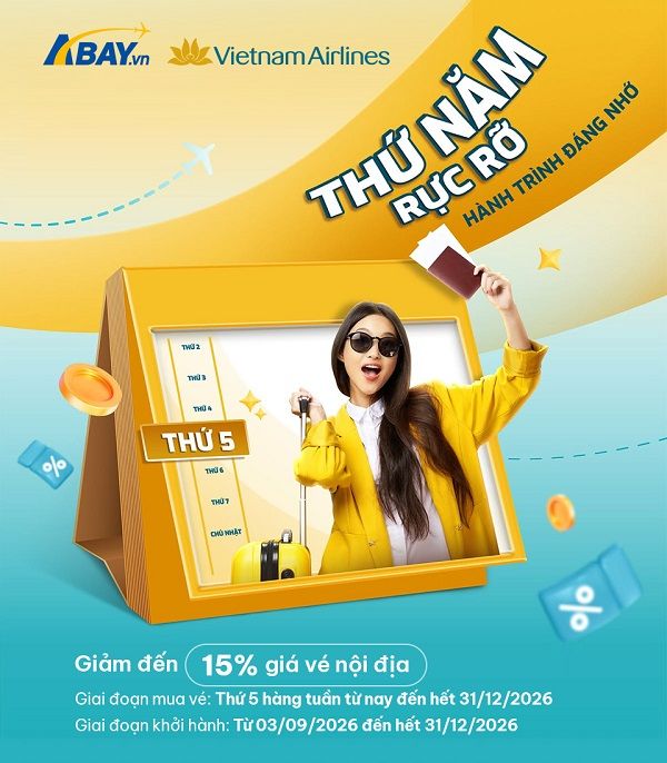 Bạn đã sẵn sàng khởi động tháng 9 “rực rỡ” cùng ưu đãi từ Vietnam Airlines?