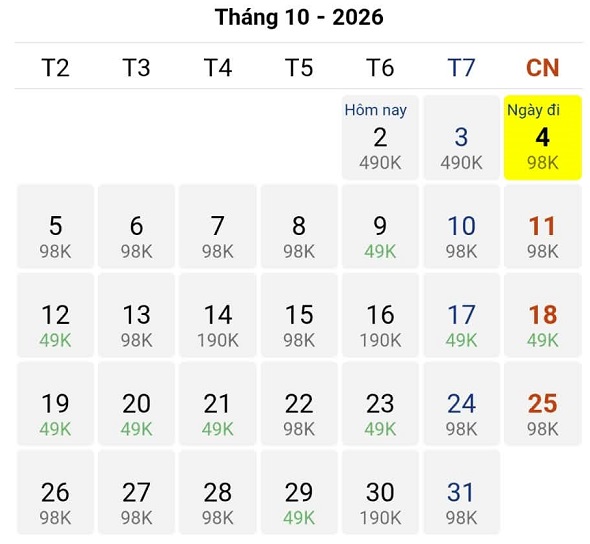 Vé máy bay Tp Hồ Chí Minh – Thanh Hóa, bất ngờ giảm giá chỉ còn 49k