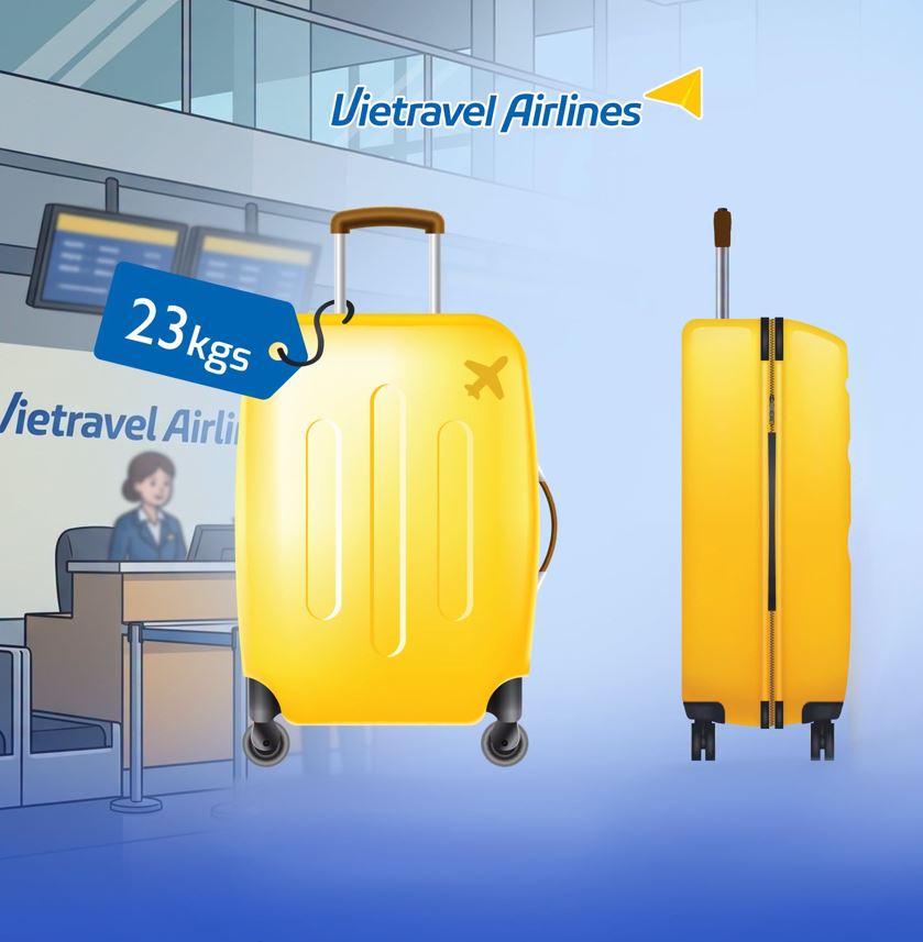 Bí quyết mua trước hành lý ký gửi Vietravel Airlines tiết kiệm nhất