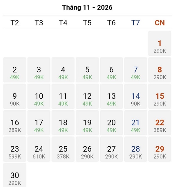 Tháng 11 vi vu Đà Nẵng – Hà Nội, vé máy bay chỉ từ 49K